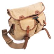 A Barbour canvas shoulder bag.