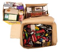 A mixed collection of diecast vehicles.