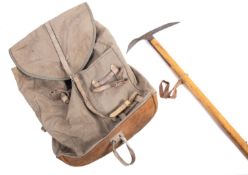 A mid 20th century Stubai Aschenbrenner ice axe.