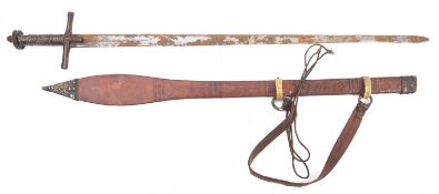 A Sudanese Kaskara sword ,