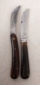 Two 18th Century Pairing Knives. Comprising a Joseph Rodgers & Sons No.