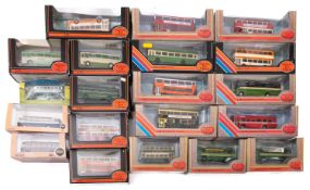 EFE, Oxford and others. A collection of boxed diecast buses and coaches, various liveries.