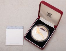 A 2004 Royal Mint Alderney £10 silver proof Concorde coin.