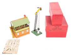 Hornby O Gauge No.2 Signal Cabin, boxed and a No.