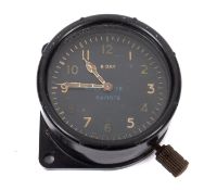 A WWII period Air Ministry MK.IIB ER eight- day Bakelite cockpit clock, serial number 10046.