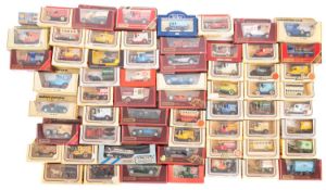 A collection of diecast vehicles.