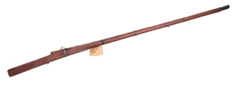An Indian matchlock jezail from the Royal Jaigarh Fort, Jaipur,