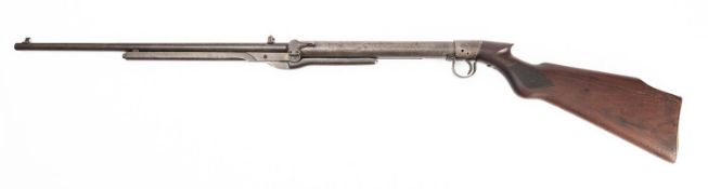 A BSA underlever air rifle. Serial number S2749, .