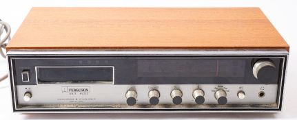 A collection of audio equipment.