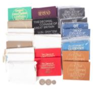 Royal Mint proof sets, a group twenty six comprising two of each from 1970 to 1982,