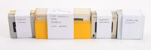 Erotica. A collection 35mm colour glamour slides. circa 1970's/80's.