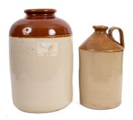 A Doulton & Co honey glazed storage/pharmacy jar,