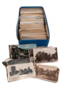 A collection of early 20th century postcards,