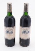 Two bottles of Ch. Peyraud. Cotes De Blaye 1995. 75cl 12% vol.