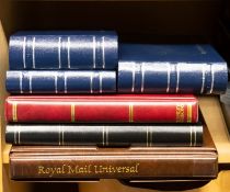 An accumulation of Great British decimal stamp booklets in six albums with ranges of Prestige