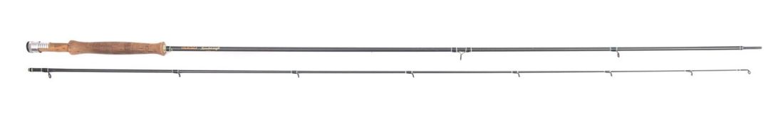 A Hardy Bros. Ltd Richard Walker Farnborough fly fishing rod. In blue canvas bag, rod length 9'.