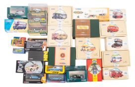 A collection of Corgi diecast vehicles.