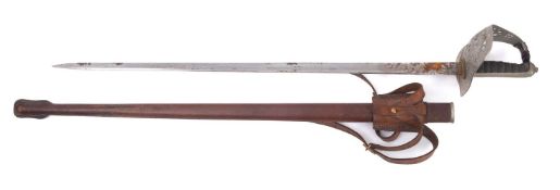 A George V Officer's dress sword.