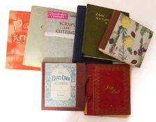 CRICKET SCRAP BOOKS.