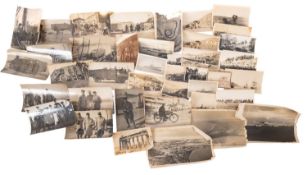 A collection of inter war military related photographs.