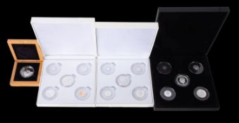 2019 'fine coin silver sovereign set', 2020 'fine coin silver sovereign set',