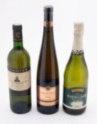 Three bottles of wine. Comprising a bottle of Jackson-Triggs Riesling 2001 75cl 11.