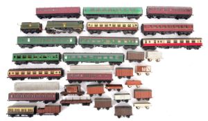 A collection of OO/HO gauge rolling stock.