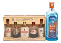 A bottle of Bombay Sapphire Sunset Special Edition.