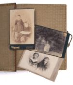 A Victorian Carte de Visite album and contents,