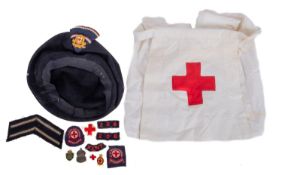 A group of mid 20th century nursing related collectables.
