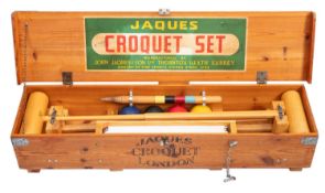 A contemporary Jaques Croquet set.