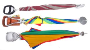 A Gamebird shooting umbrella and two other similar (3)