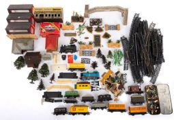 A mixed collection of OO/HO gauge railway accessories.