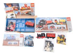 Lego Electric Railway. Three part sets comprising No.7730 'Electric Goods Train Set', Set No.