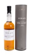 A bottle of Oban 1969 single West Highland malt Scotch Whisky.