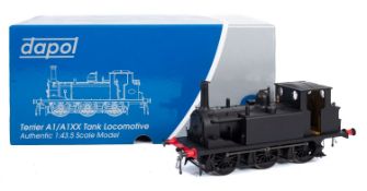 An O gauge Dapol 0-6-0 BR Terrier AX1 tank engine. No.