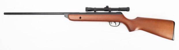 A BSA Meteor break barrel air rifle. Serial number WE0136C, .