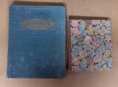 Two albums of stamps (Victory and her)