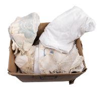 A collection of various whitewear , comprising table linen etc.