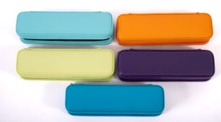Five Dulwich Designs ballpoint pens.