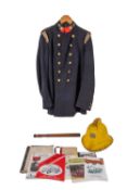 A late 19th Century Wallesey Police Fire Brigade jacket.