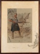 Charles 'Snaffles' Johnson Payne (British,1884-1967) A Heilan Lad, and Jock (K.