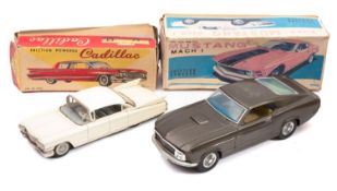 A Japanese tinplate friction drive 'Ford Mustang.