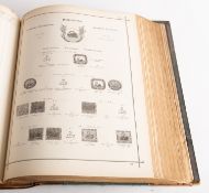 An old time stamp collection in an International album including China,, Canada, India, France,