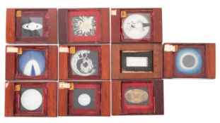 A collection of astronomy related magic lantern slides.