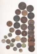 A collection of various Ancient coins.