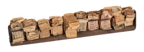 A collection of early 20th century London Transport Ticket stubs, various routes ,