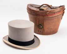 A collection of gentlemans' hats.