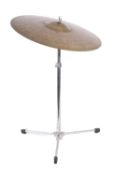 A Turkish Zildijan 17 1/2 inch ride cymbal,