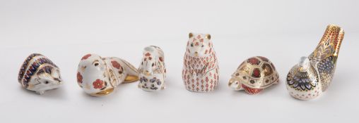 A Royal Crown Derby paperweight in the f